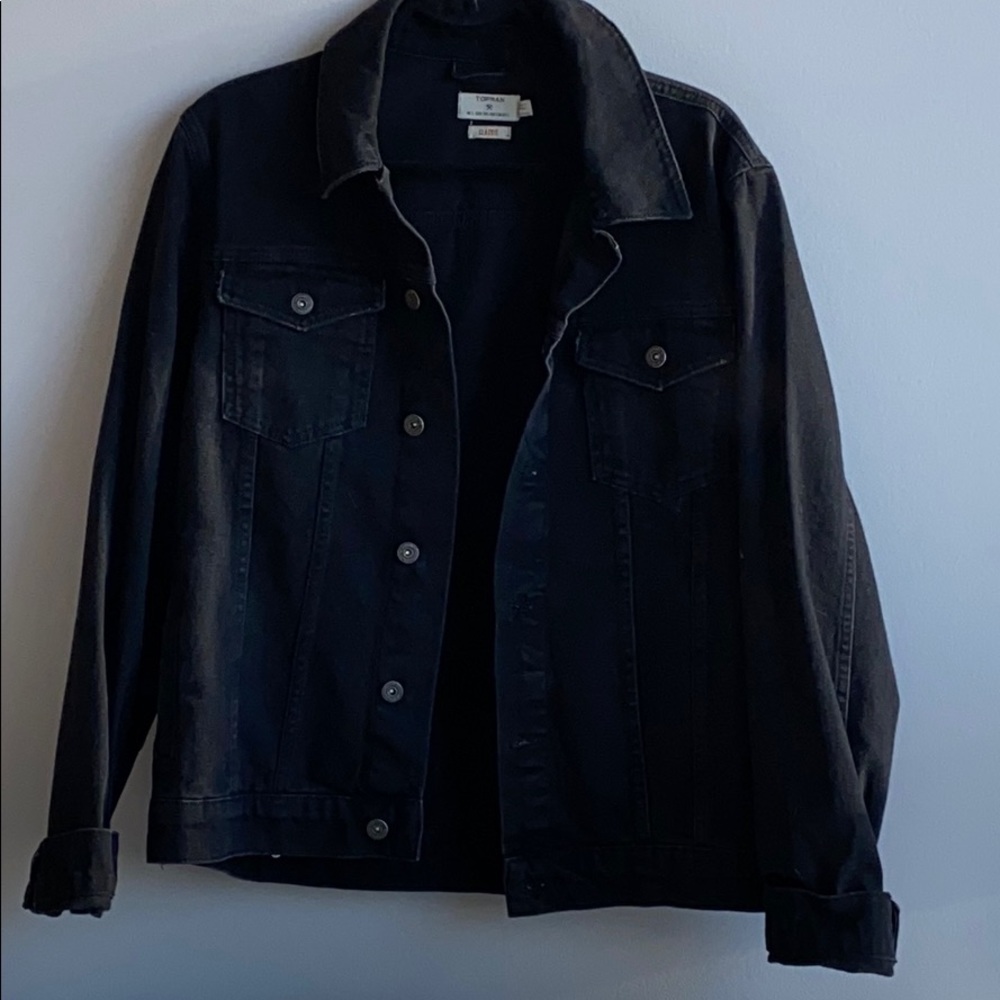 Classic Black Denim Jacket